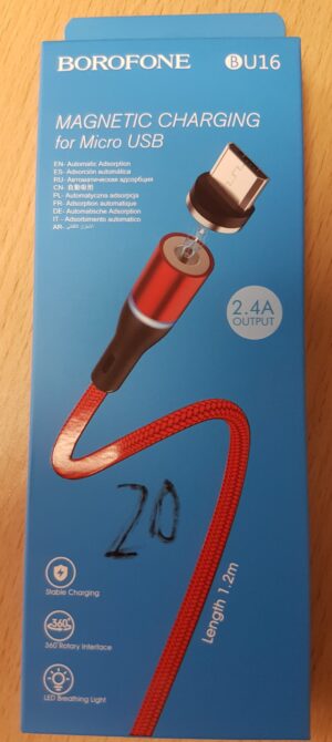 Cable de datos y carga magnetico.